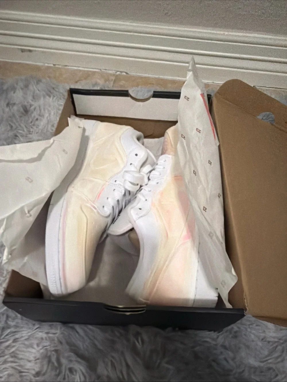 jordan 1 low white to red jumpman la exclusive Size 11.5